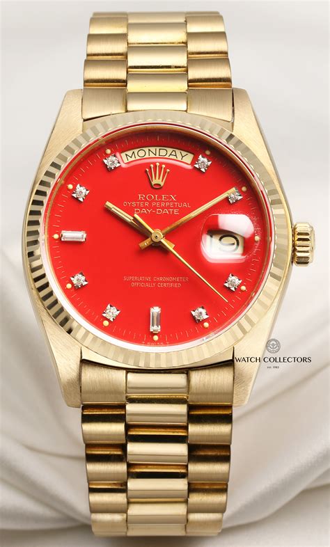 datejust rolex red face|red face rolex for sale.